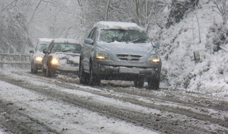 Freshly Plowed Road in Williamsburg, VA 